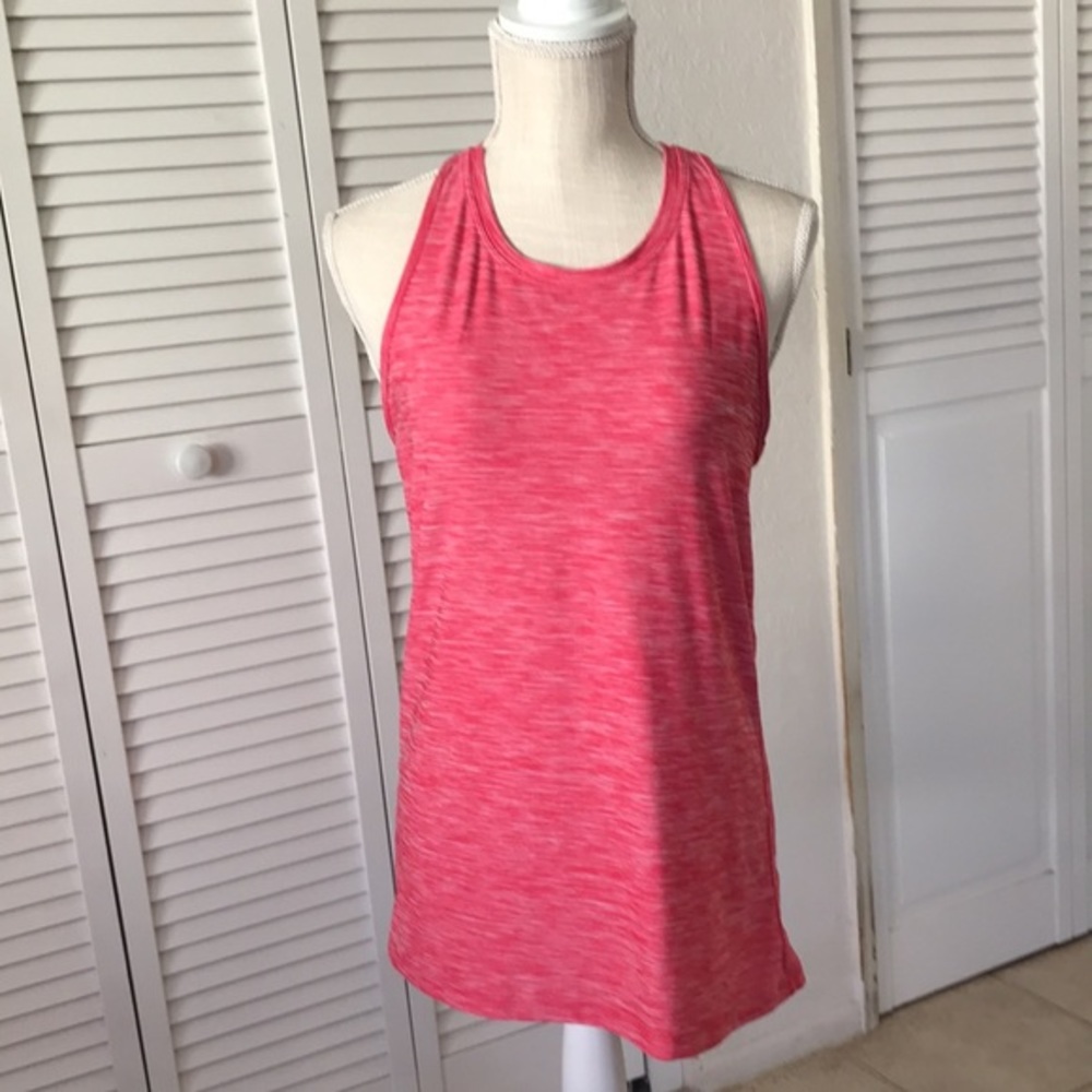 EVERLAST pink & white‎ color racer back top, great used condition, size M